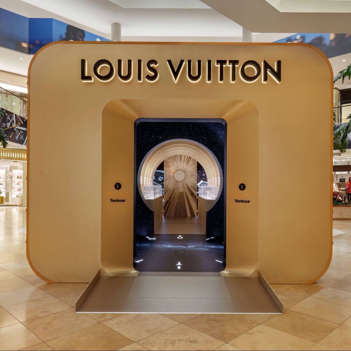 Louis Vuitton Pop-Up Celebrating 20 Years Of The Tambour Watch Opens At South  Coast Plaza