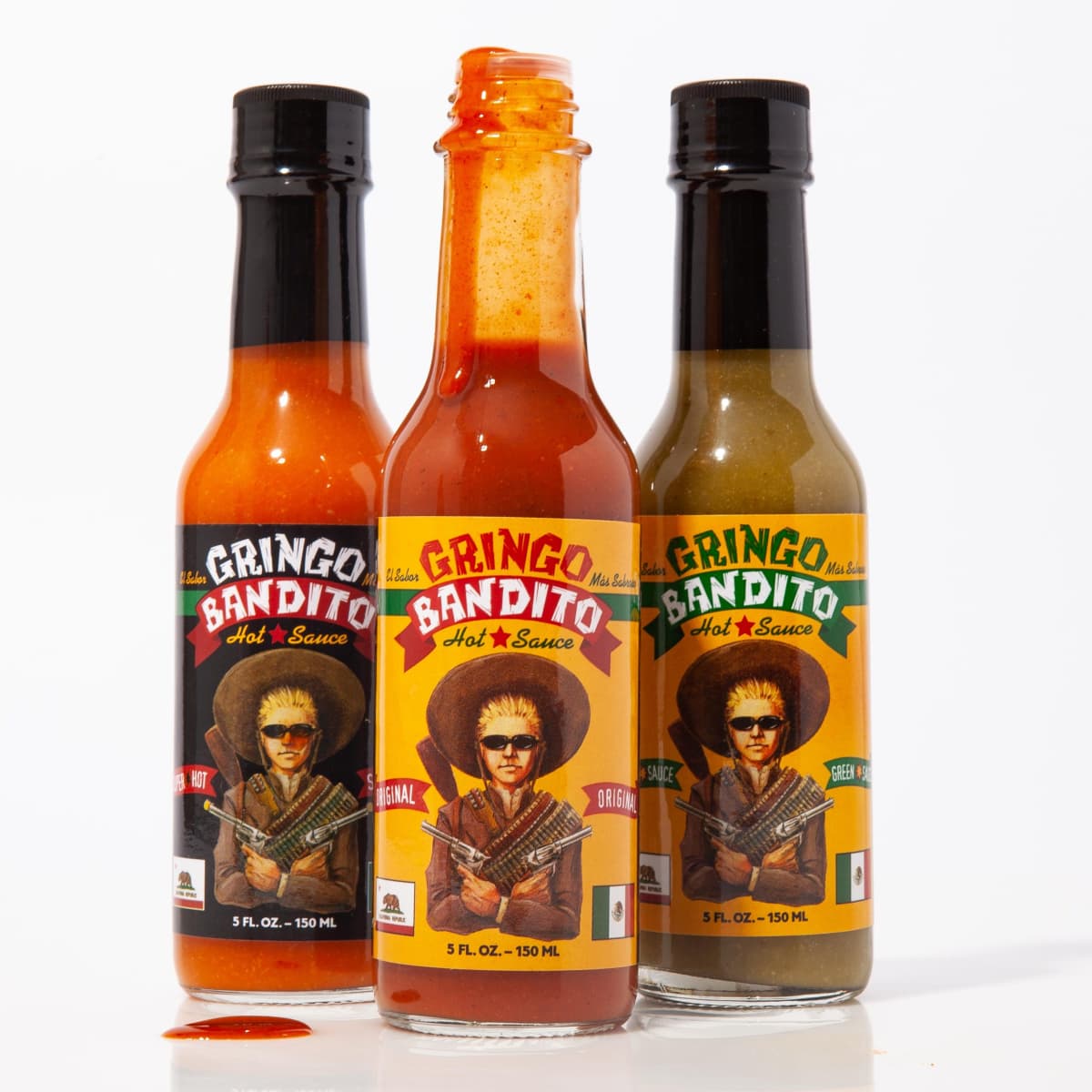 Gringo Bandito Hot Sauce, 5 fl oz