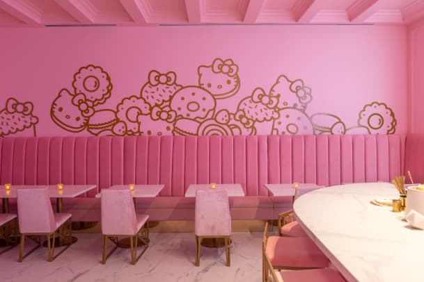 Hello Kitty's final anniversary cafe boasts kitty-themed menu